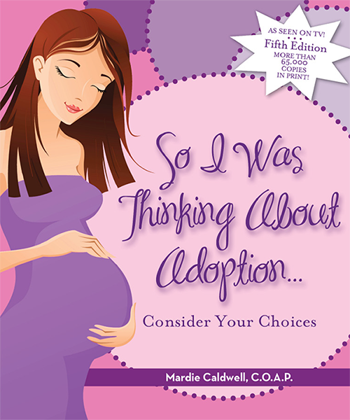 So I was thinking about adoption book by Mardie Caldwell, COAP
