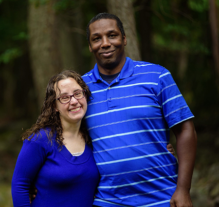hopeful Bi-racial featured adoptive family Orlando and Lauren in Pennsylvania